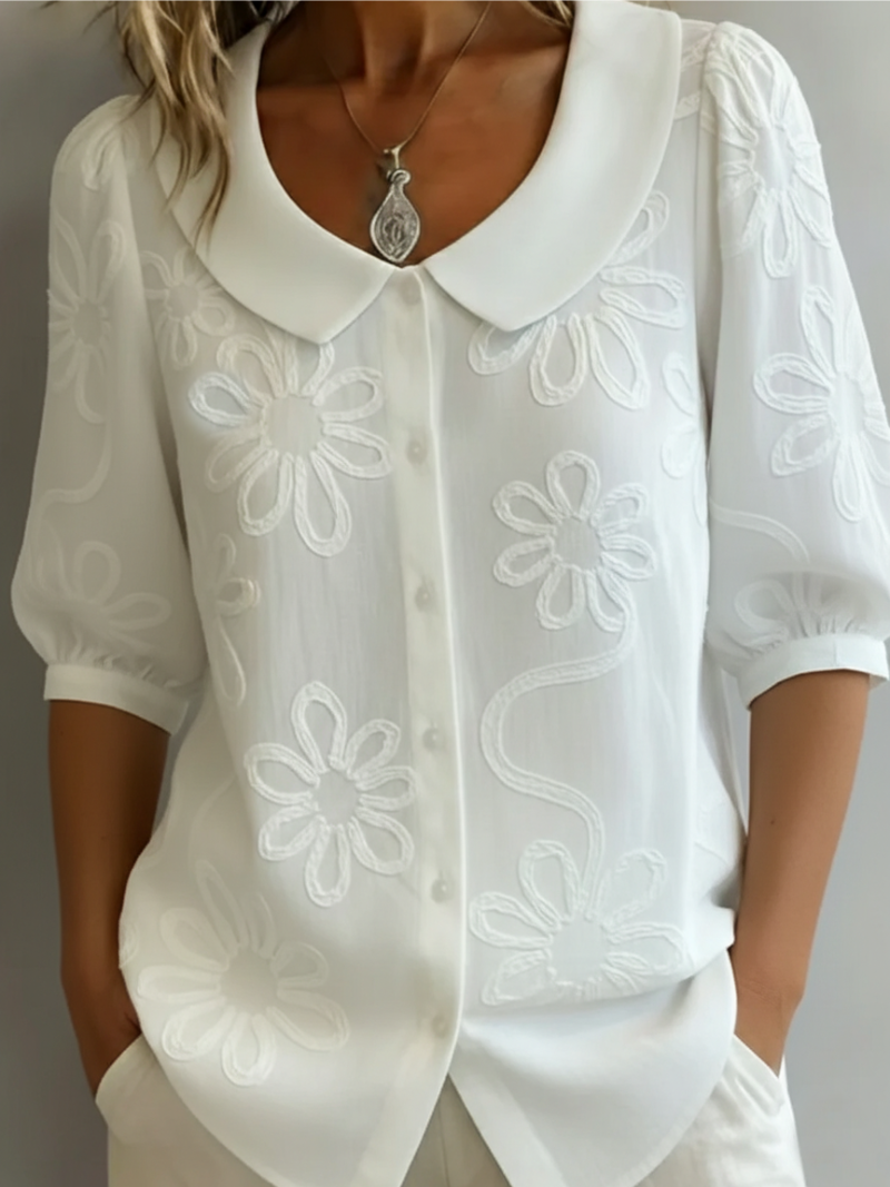 ISABELLA | ELEGANT EMBROIDERED BLOUSE
