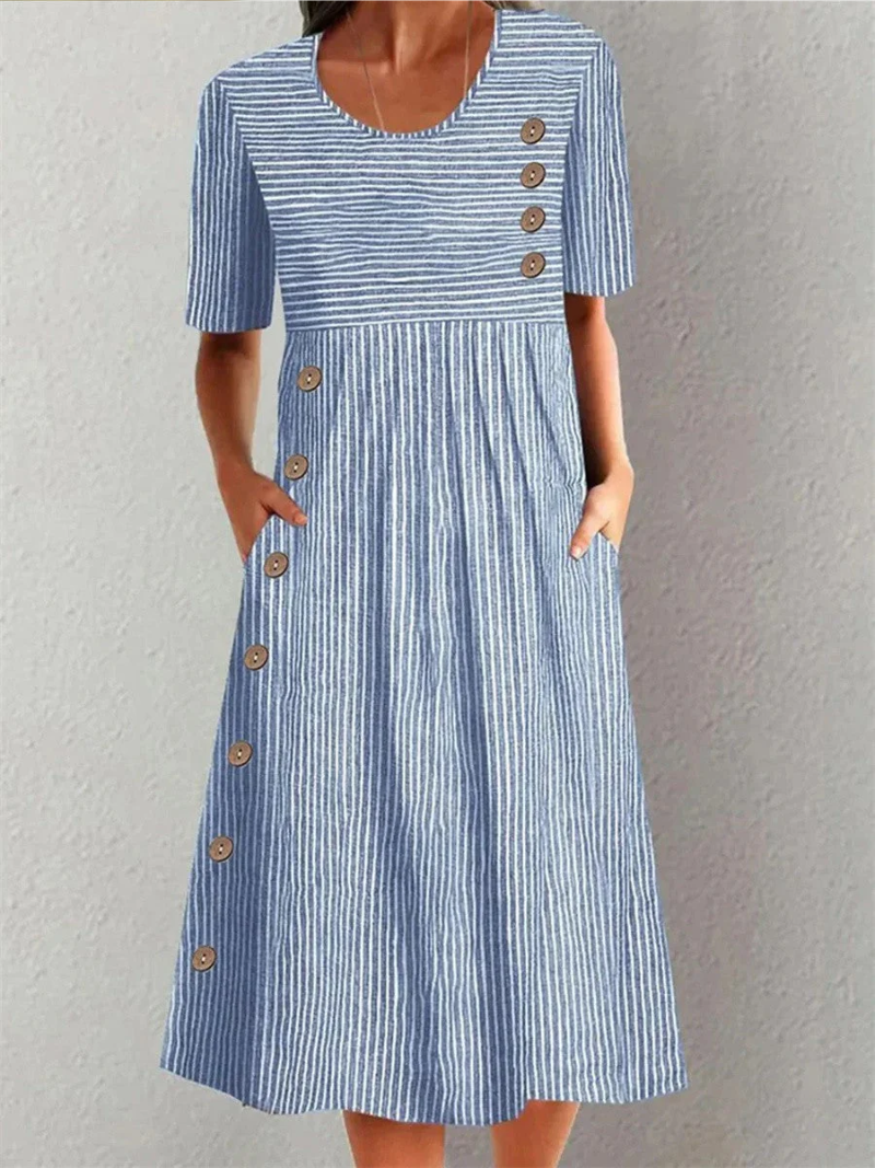 MARINA | ELEGANT TUMMY COVERAGE MIDI DRESS