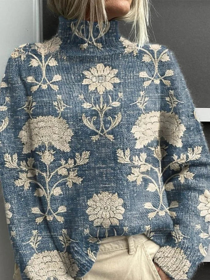 NOLIA | PRINTED NATURE-MOTIF SWEATER
