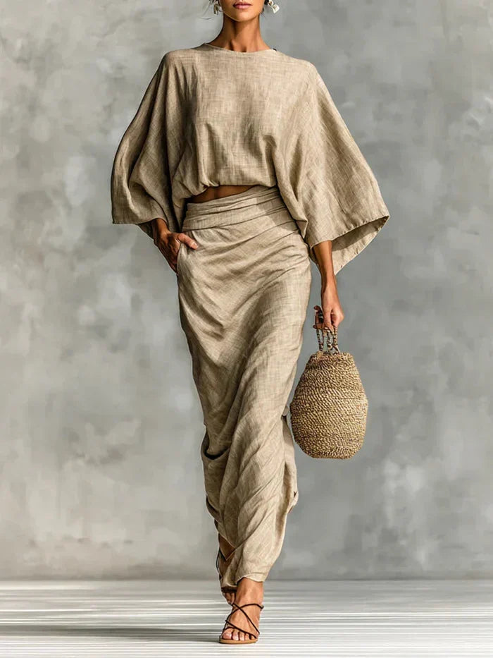 JUNE | ELEGANT TWO-PIECE SKIRT SET