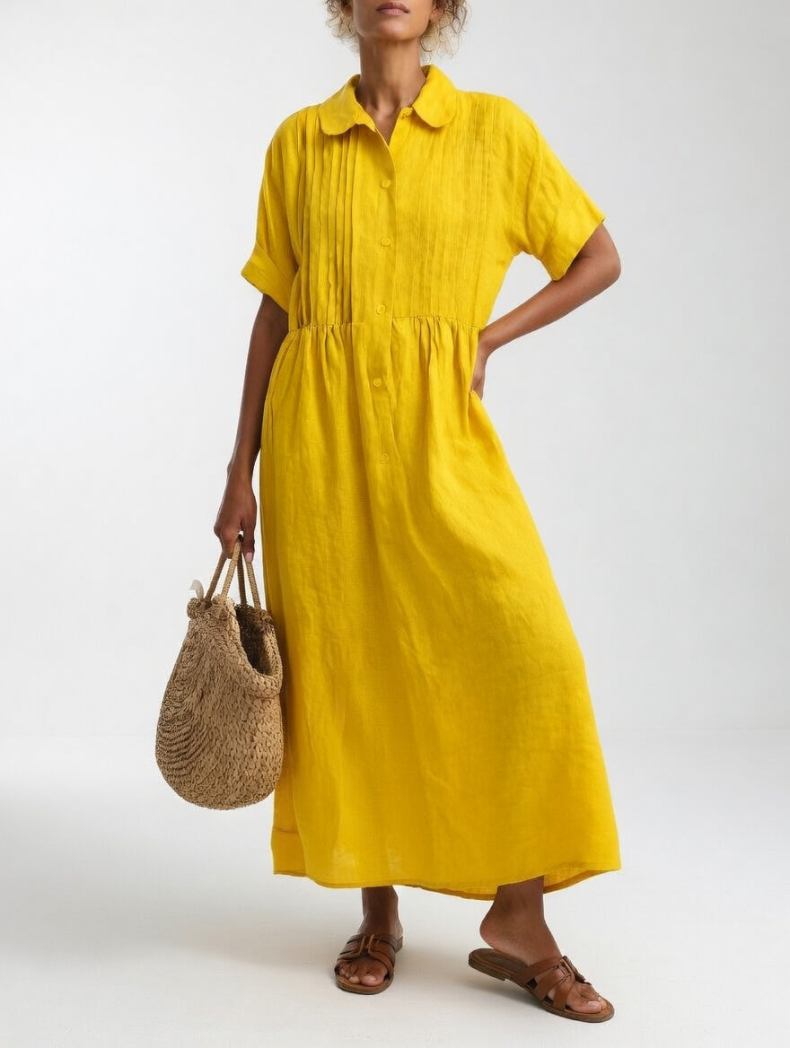 LYSANDRA | STYLISH TUMMY COVERING SHIRT DRESS