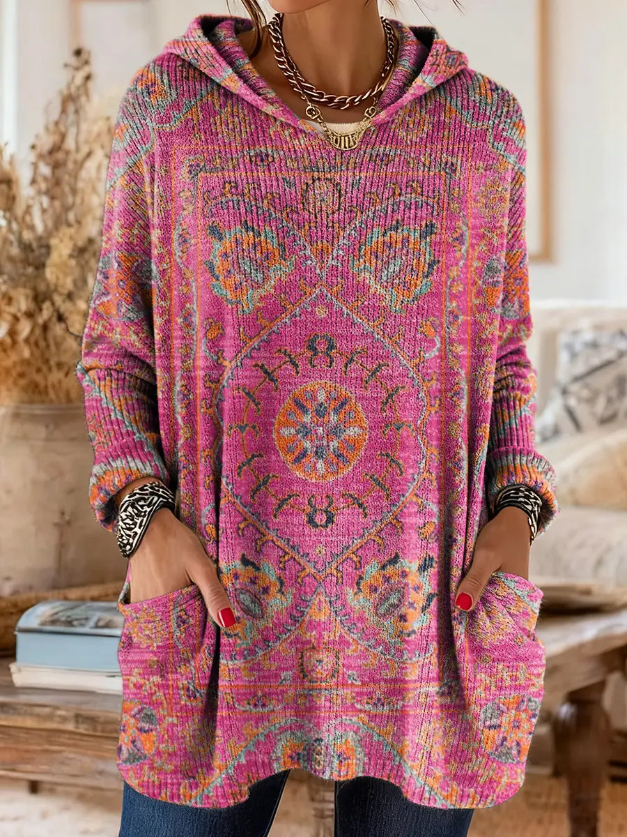 ISLA | COSY HOODED KNIT WITH TUMMY COVERAGE