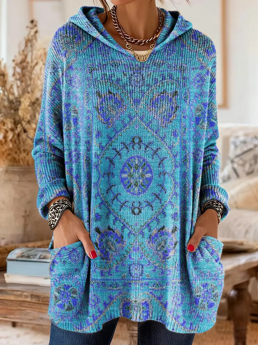ISLA | COSY HOODED KNIT WITH TUMMY COVERAGE
