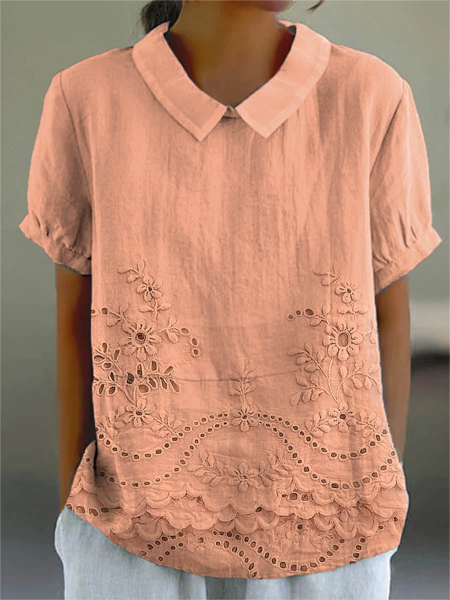 EMMA | FLORAL EMBROIDERED SHIRT