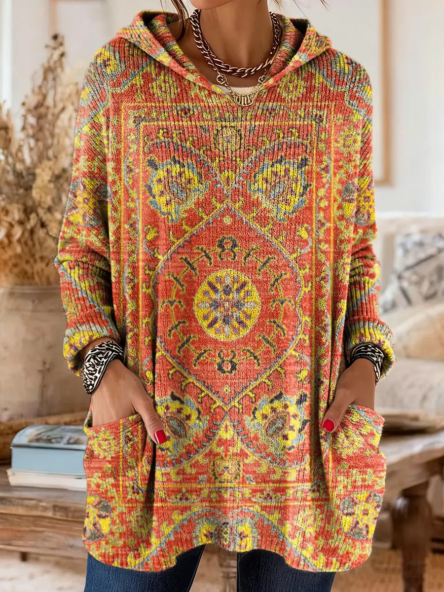 ISLA | COSY HOODED KNIT WITH TUMMY COVERAGE