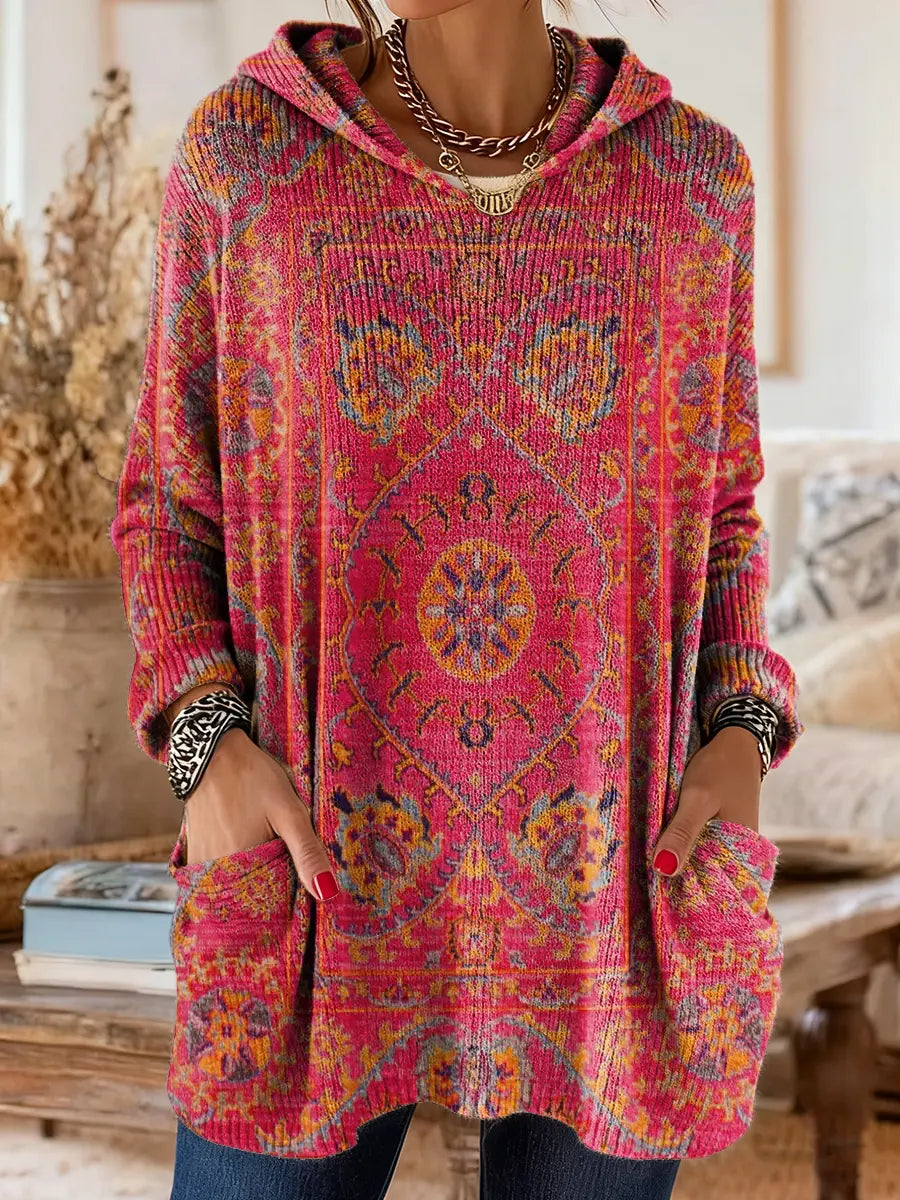 ISLA | COSY HOODED KNIT WITH TUMMY COVERAGE