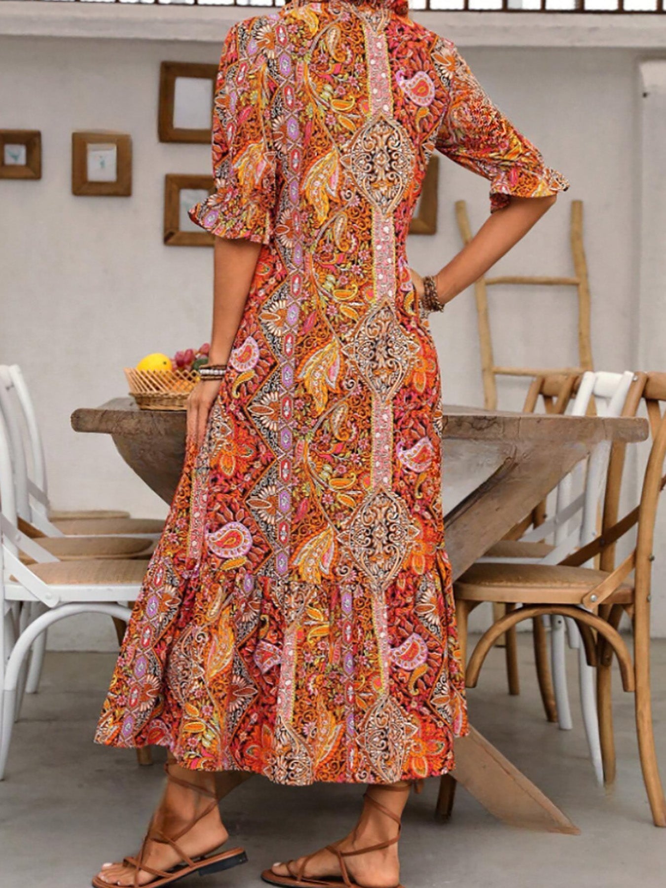 FREYA | STYLISH TUMMY COVERING BOHO DRESS