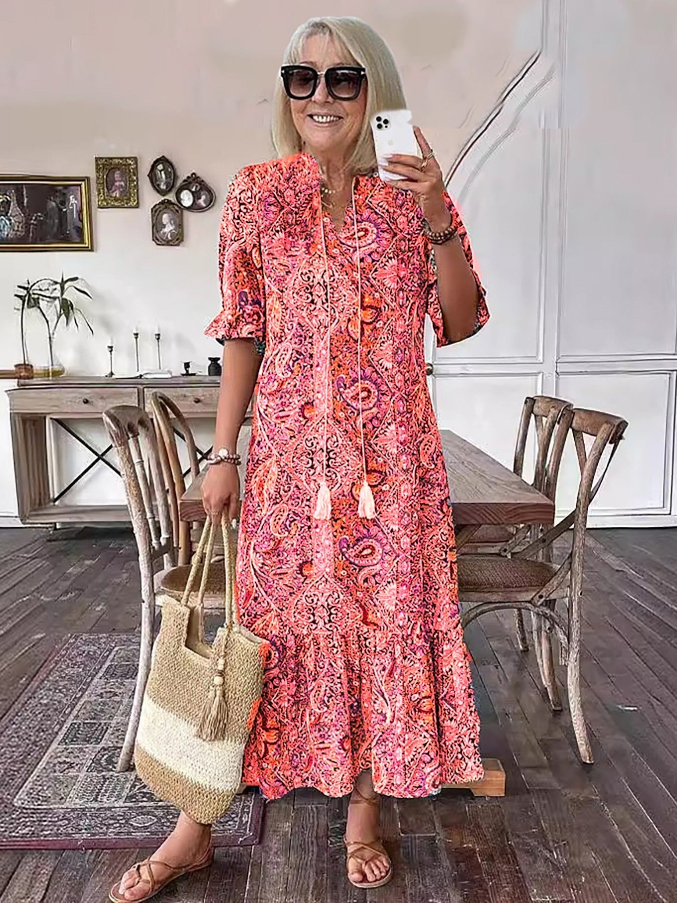 FREYA | STYLISH TUMMY COVERING BOHO DRESS