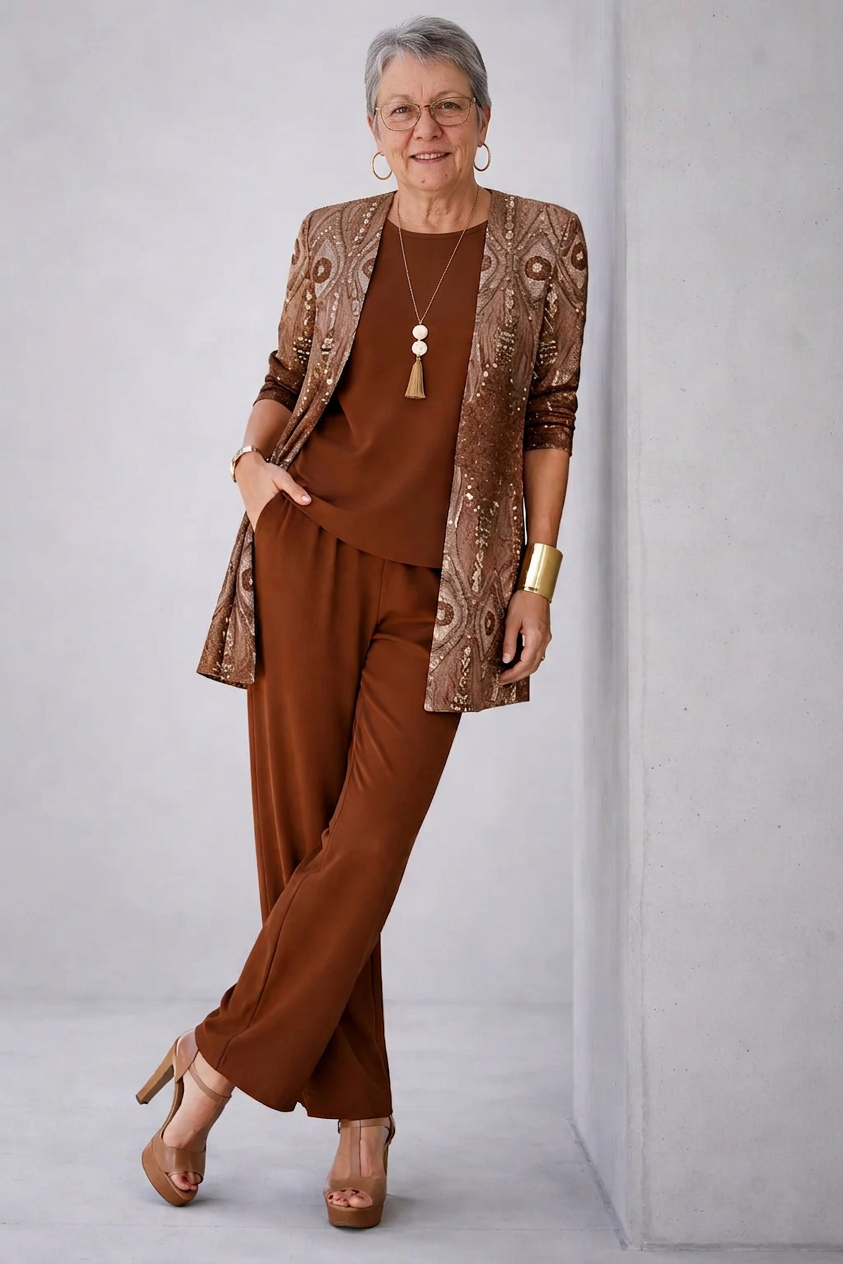 Leslie - Classic Elegance Three-Piece Set