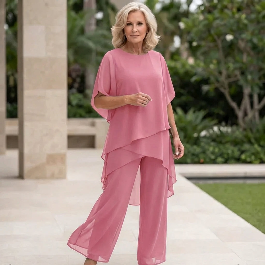 ELENE | ELEGANT FLOWING SET WITH TUMMY COVERAGE