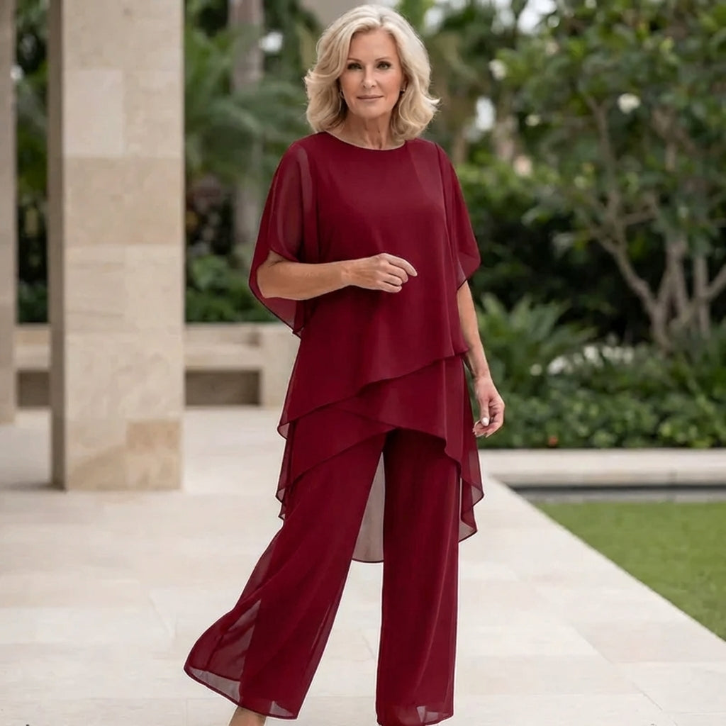 ELENE | ELEGANT FLOWING SET WITH TUMMY COVERAGE