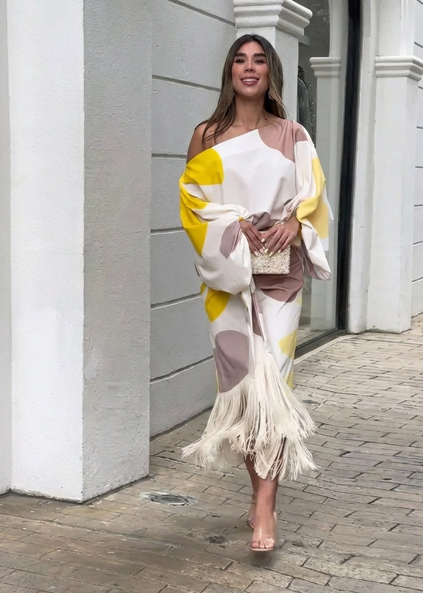 MARTINA | ELEGANT TUMMY COVERING FRINGE SET