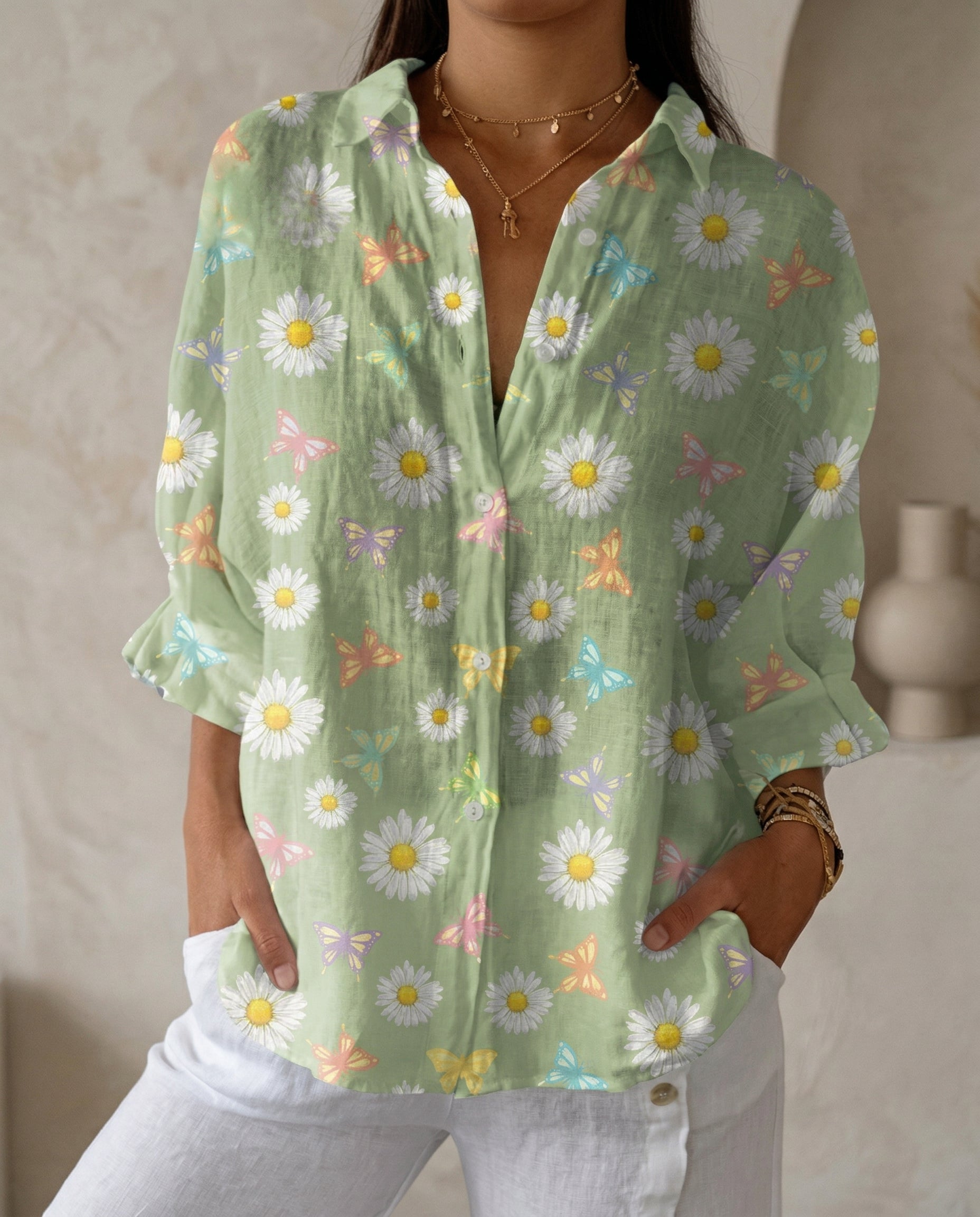 ELEANOR | FLOWY BLOUSE WITH TUMMY COVERAGE