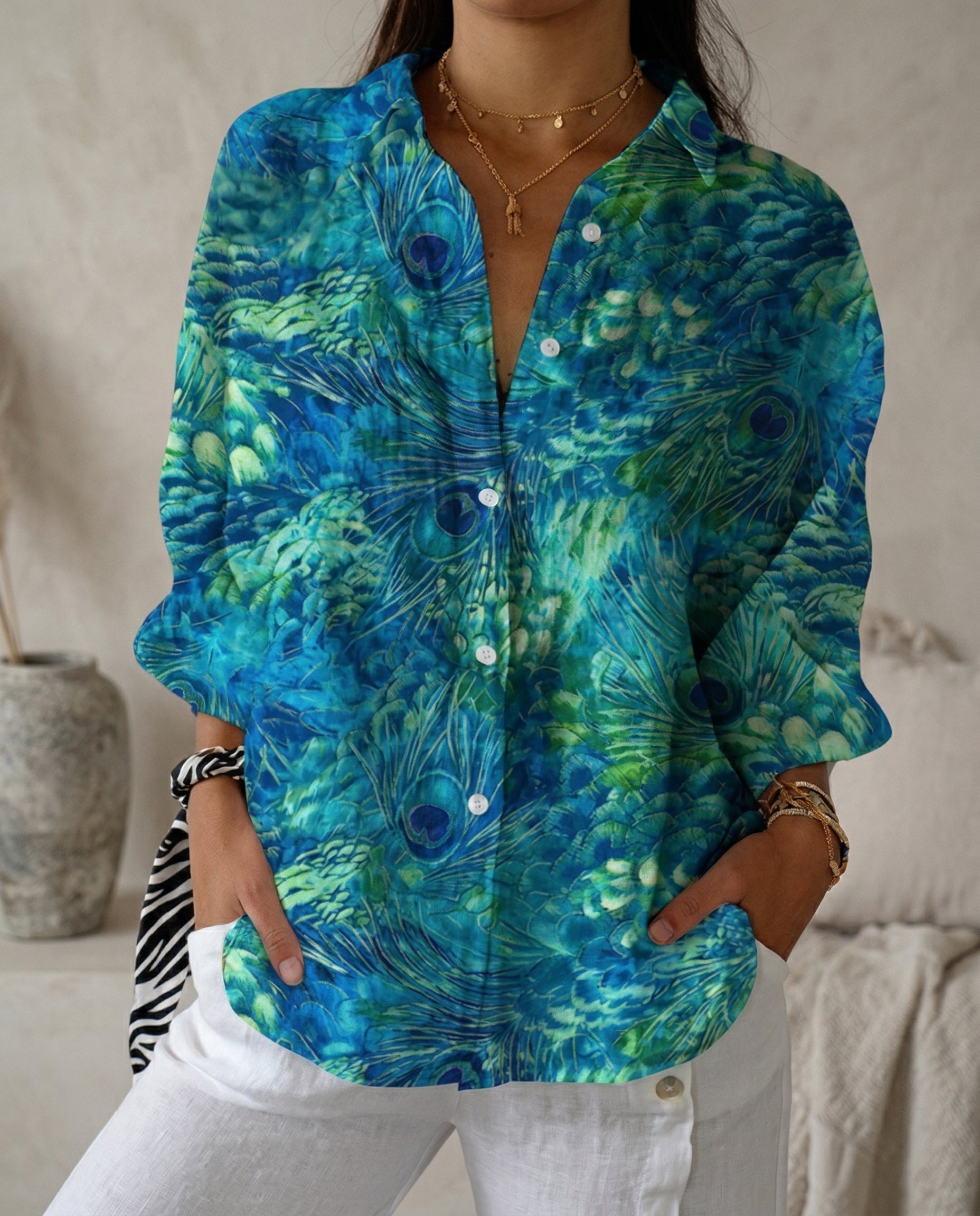 ELEANOR | FLOWY BLOUSE WITH TUMMY COVERAGE