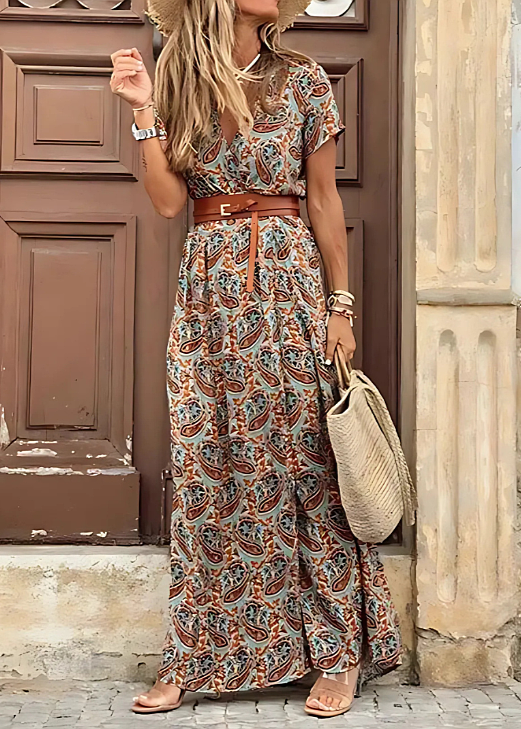 ANNABEL | ELEGANT MAXI DRESS WITH TUMMY COVERAGE