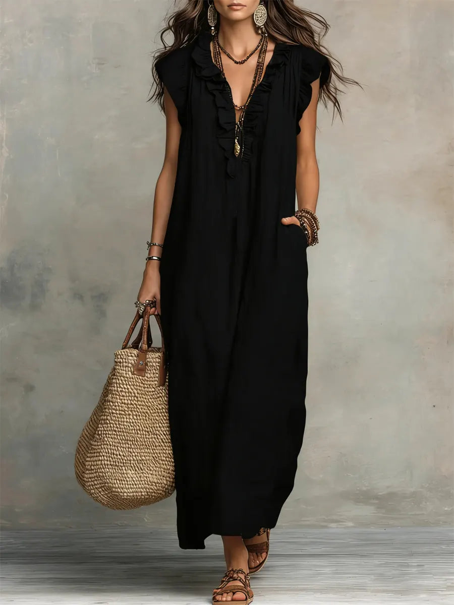 CAMILLE | STYLISH TUMMY COVERING BOHEMIAN DRESS