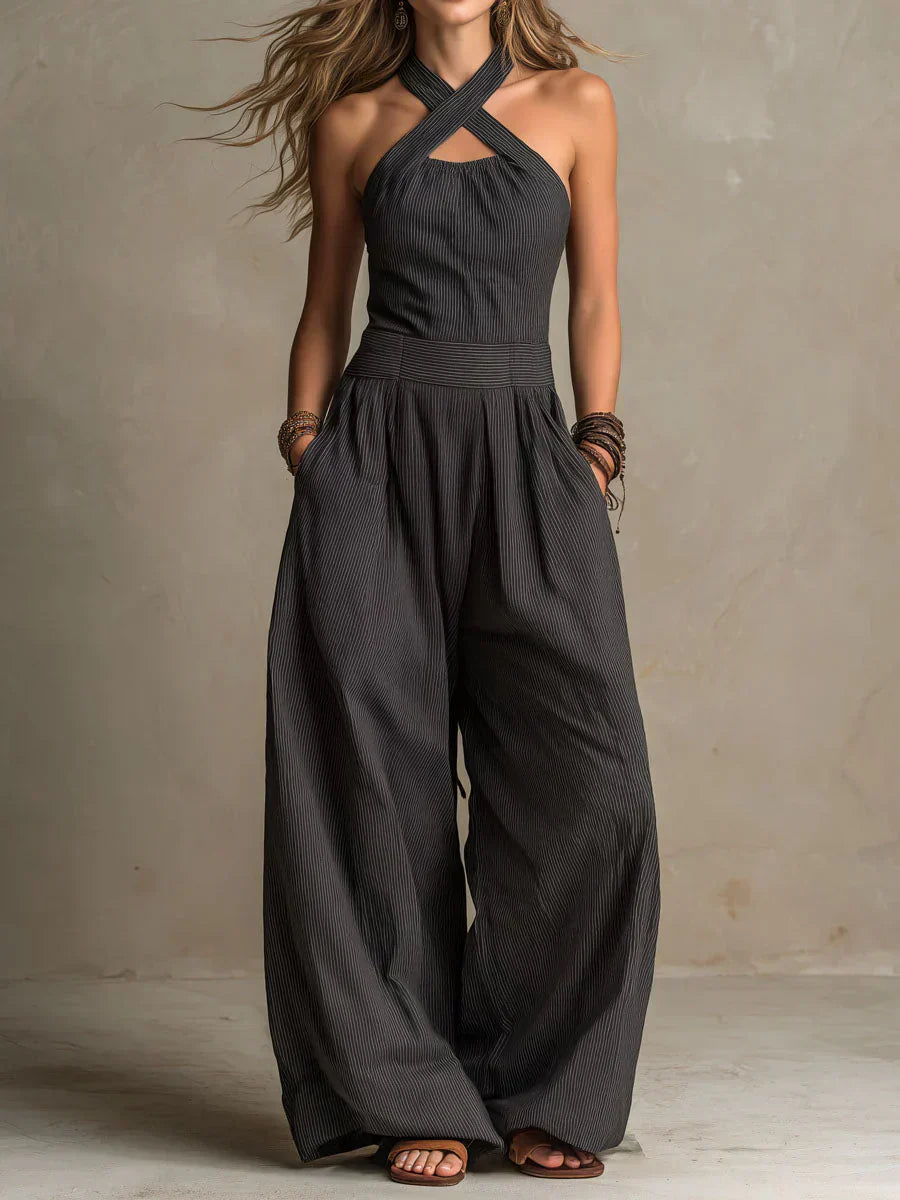 ROXY | ELEGANT TUMMY COVERING WIDE-LEG JUMPSUIT