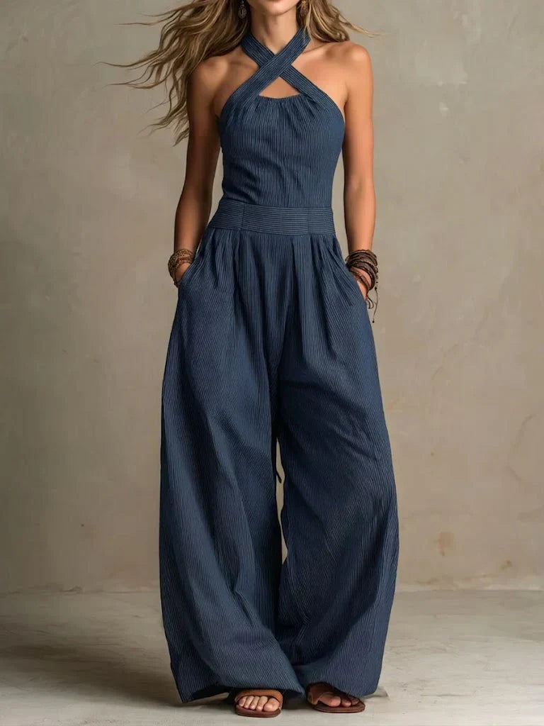 ROXY | ELEGANT TUMMY COVERING WIDE-LEG JUMPSUIT