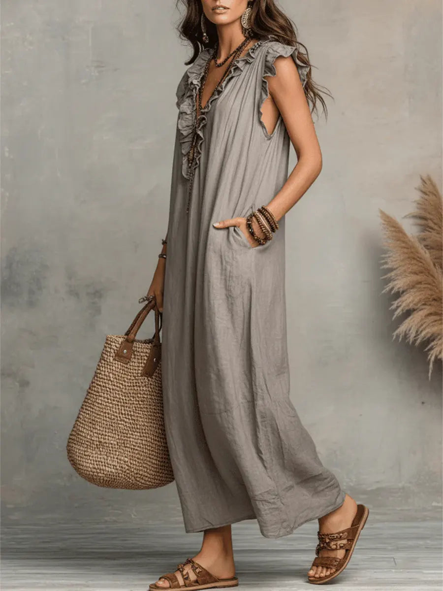 CAMILLE | STYLISH TUMMY COVERING BOHEMIAN DRESS