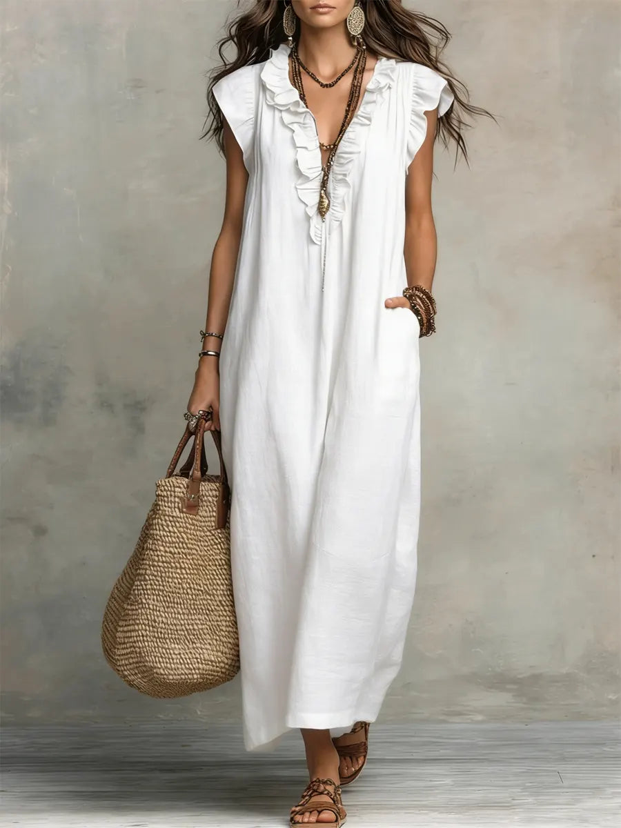 CAMILLE | STYLISH TUMMY COVERING BOHEMIAN DRESS