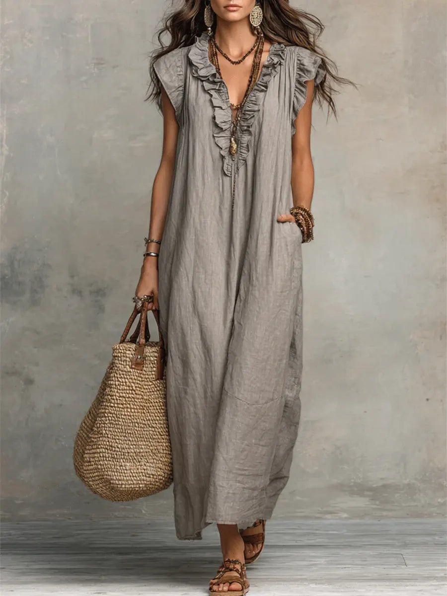 CAMILLE | STYLISH TUMMY COVERING BOHEMIAN DRESS