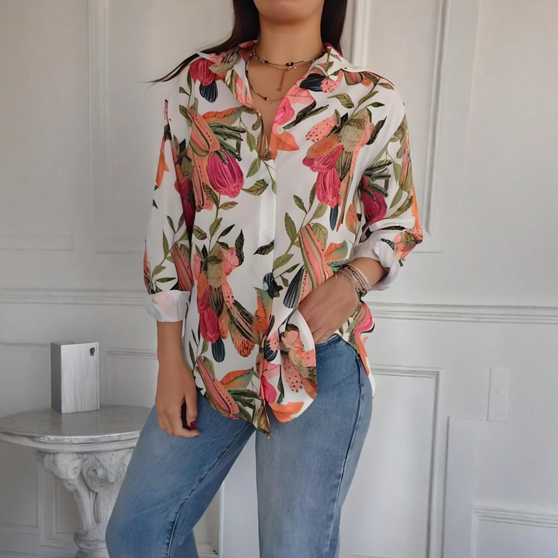 LUNA | ELEGANT FIT TUMMY COVERAGE BLOUSE
