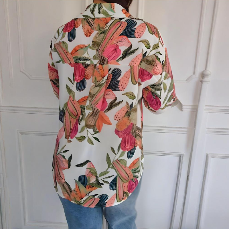 LUNA | ELEGANT FIT TUMMY COVERAGE BLOUSE