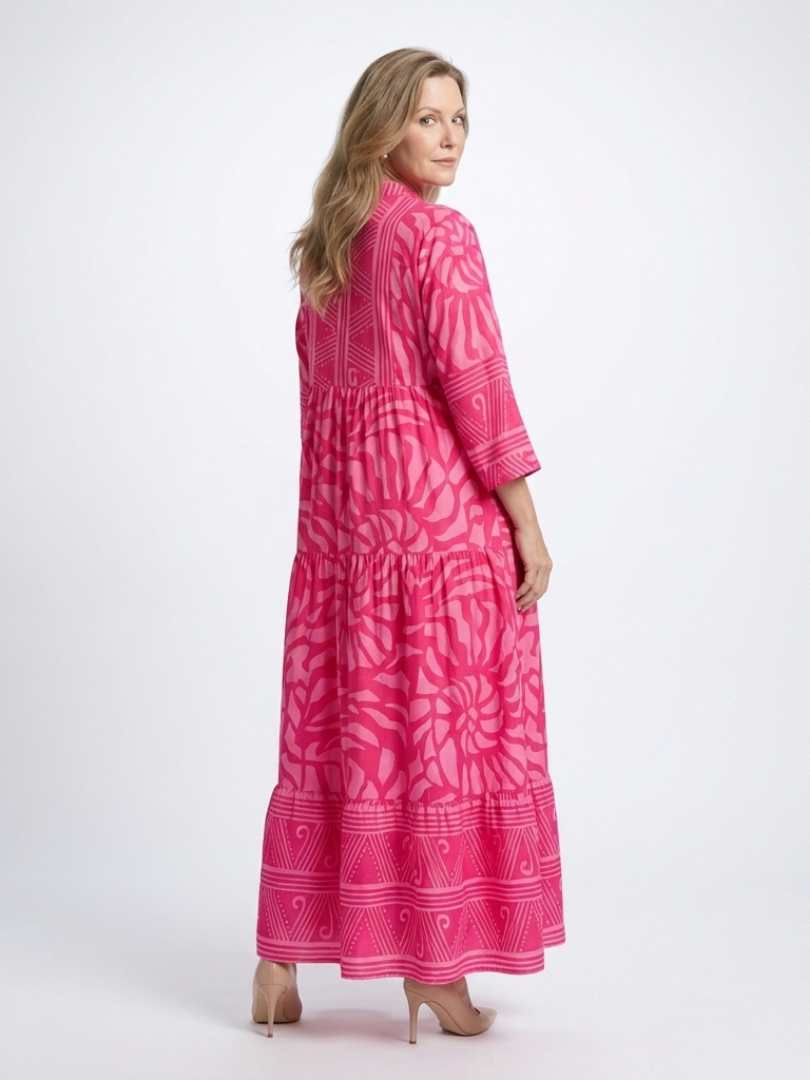 LIORA | BUTTON FRONT MIDI DRESS