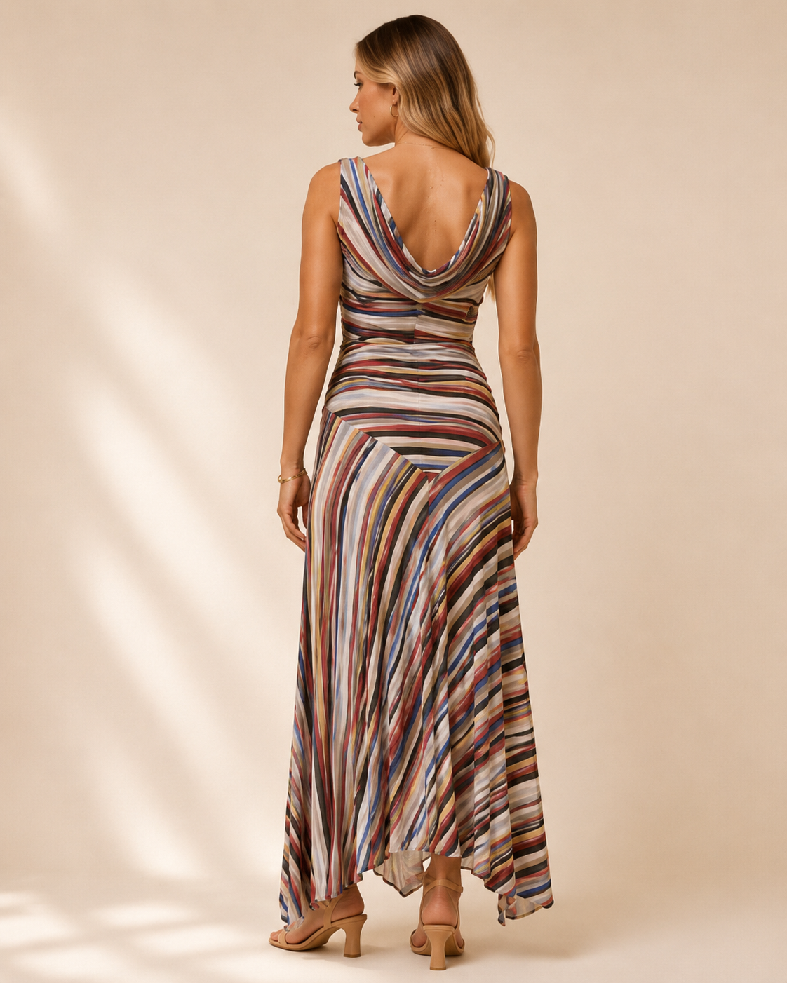 SIENNA | MULTICOLOR STRIPED MAXI DRESS