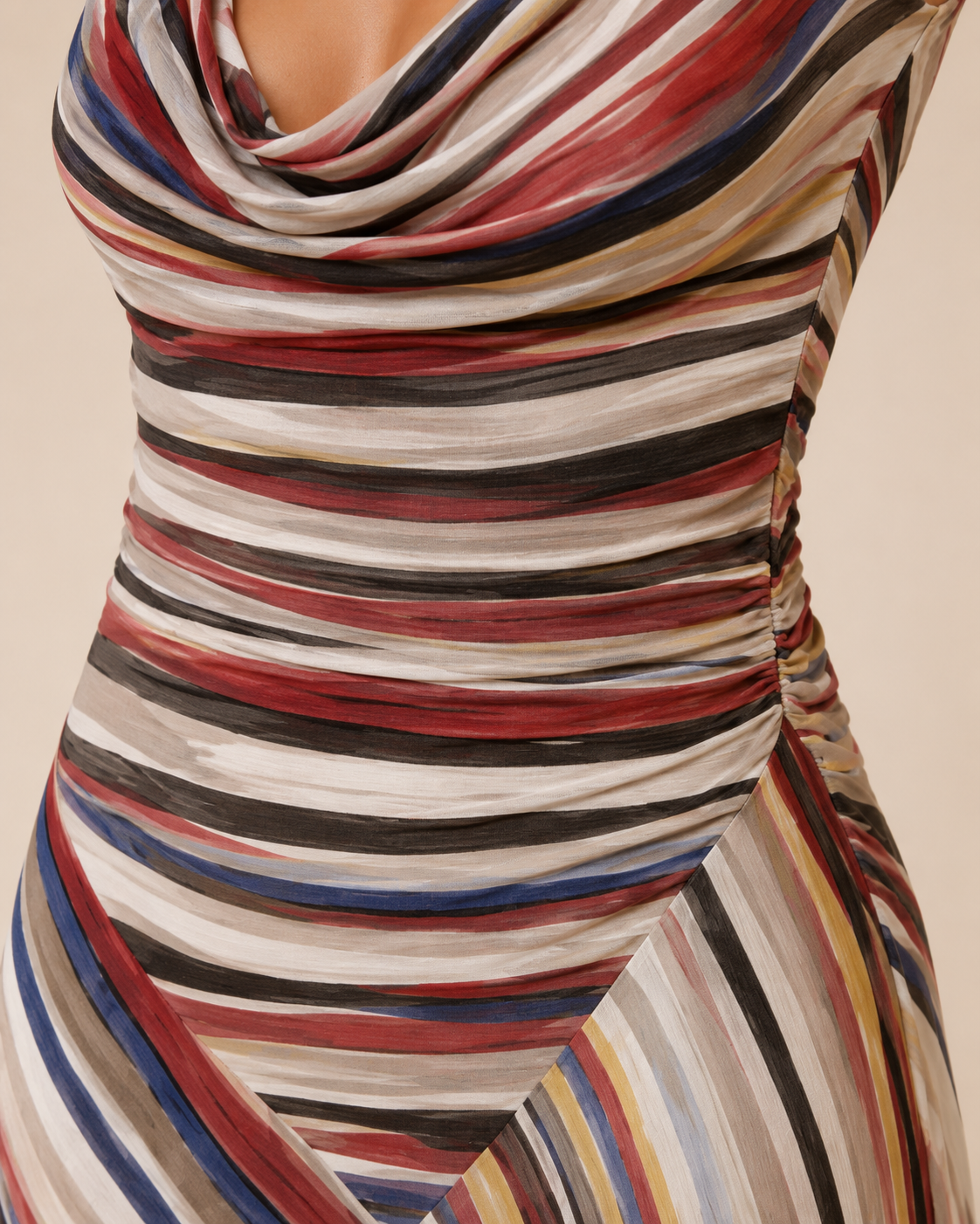 SIENNA | MULTICOLOR STRIPED MAXI DRESS