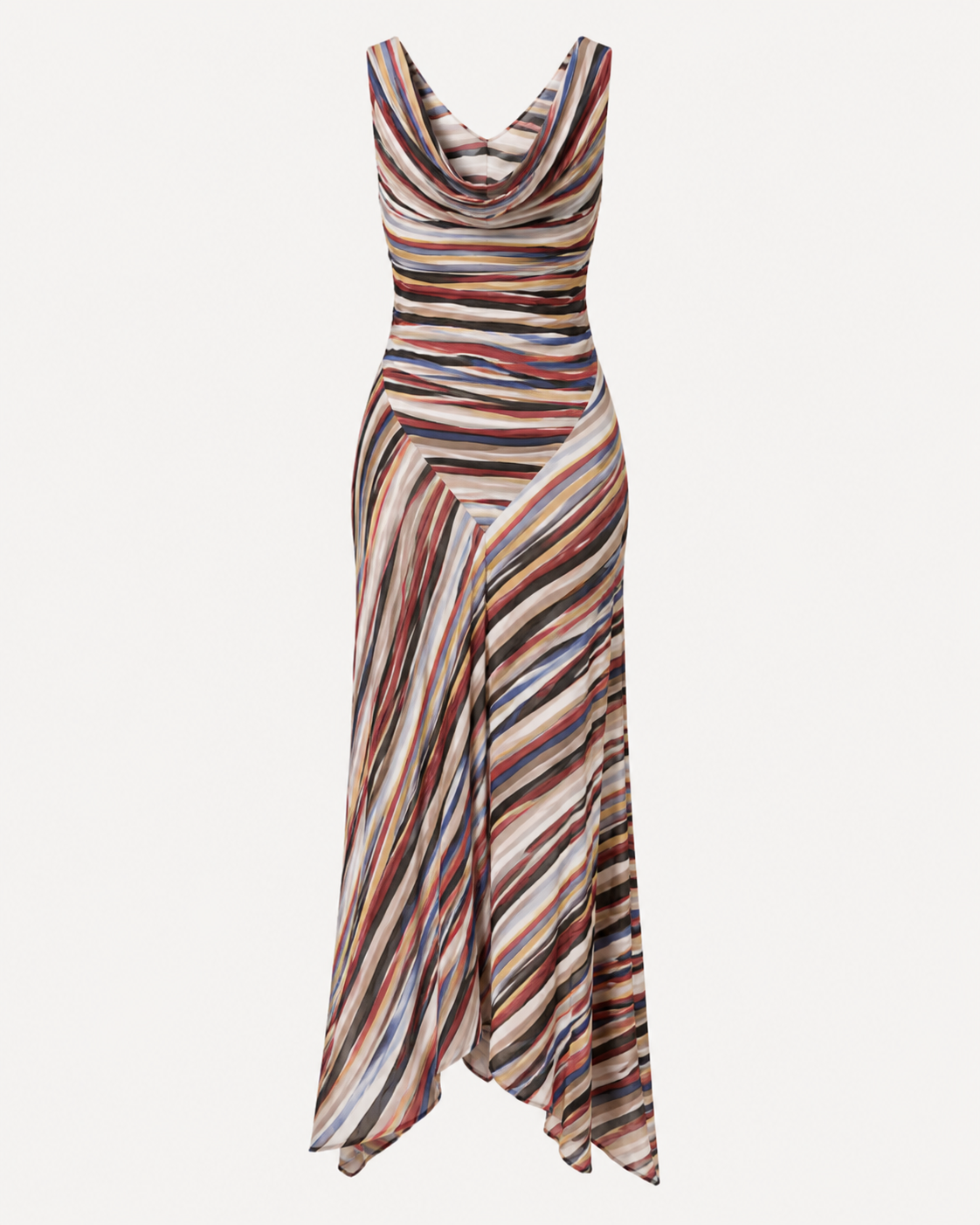 SIENNA | MULTICOLOR STRIPED MAXI DRESS