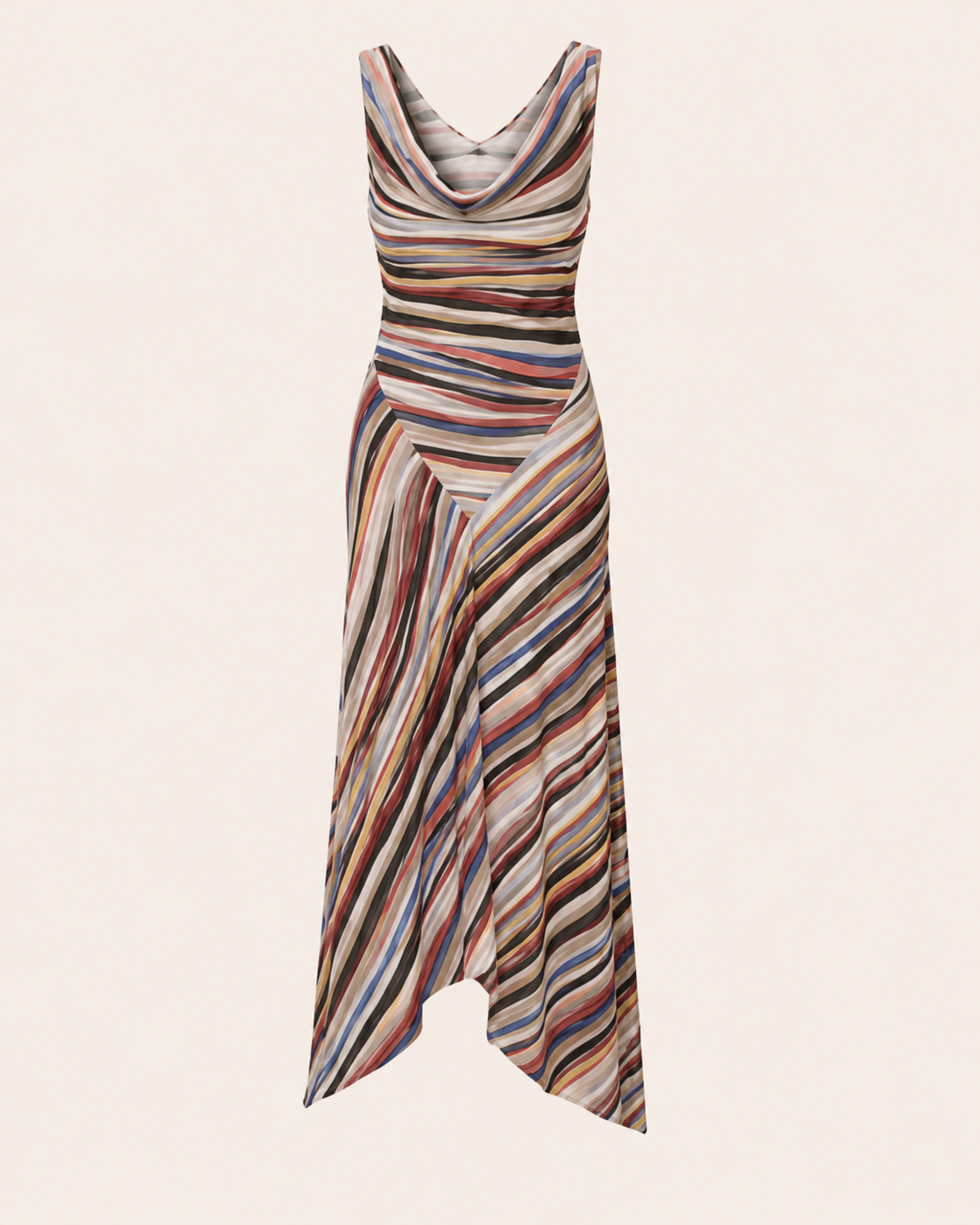 SIENNA | MULTICOLOR STRIPED MAXI DRESS