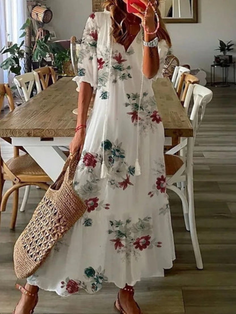 SUZIE | BOHO VINTAGE TUMMY COVERING SUMMER DRESS