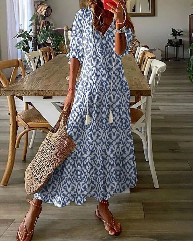 SUZIE | BOHO VINTAGE TUMMY COVERING SUMMER DRESS
