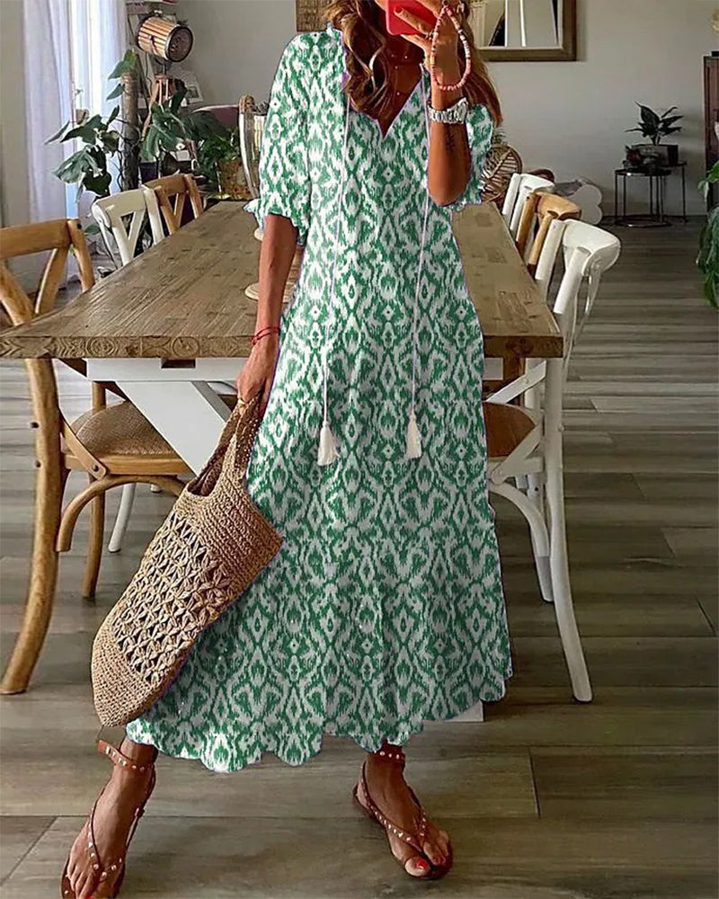 SUZIE | BOHO VINTAGE TUMMY COVERING SUMMER DRESS