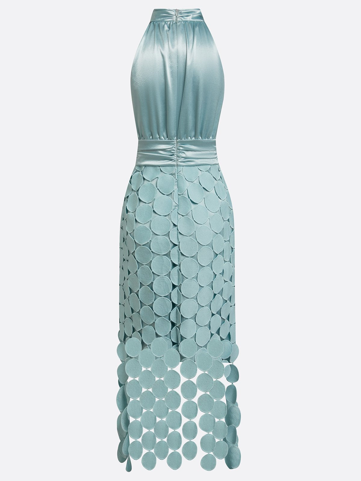 CELIA | ELEGANT HALTER MIDI DRESS