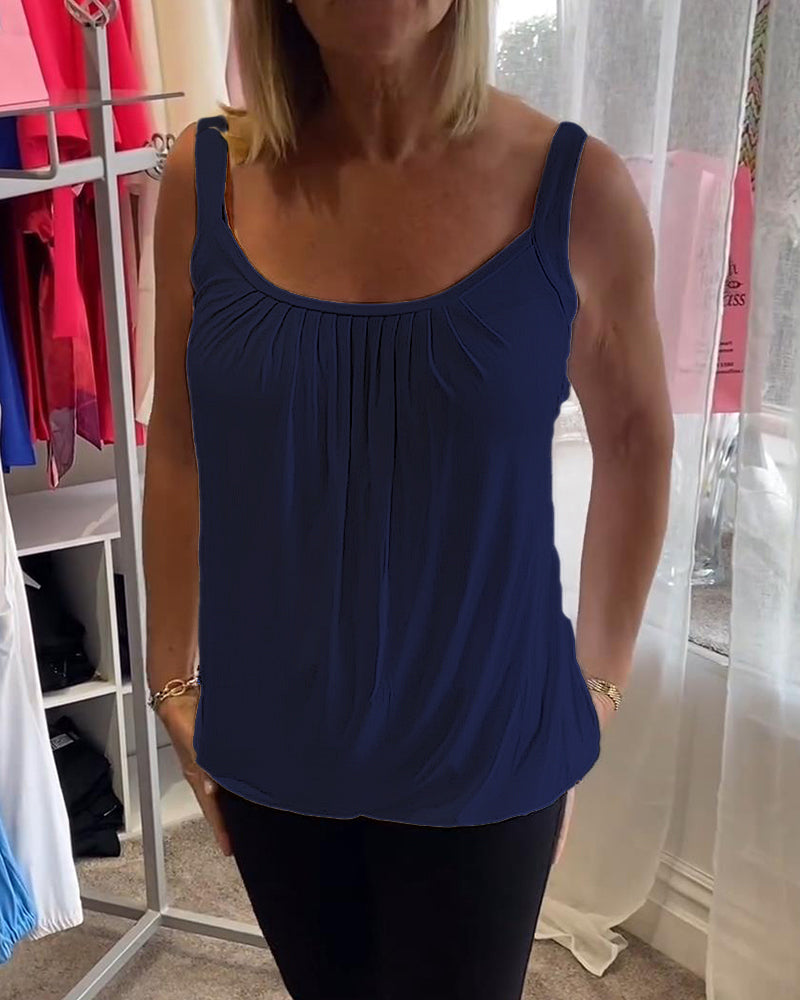 ROSALYN | ELEGANT TUMMY COVERING SLEEVELESS TOP