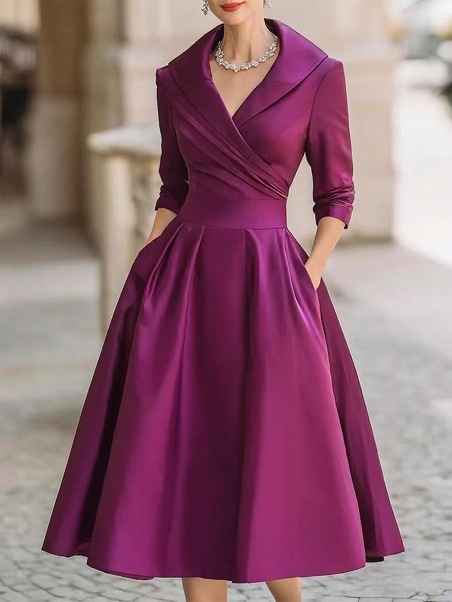 LYVIA | ELEGANT TAILORED MIDI DRESS