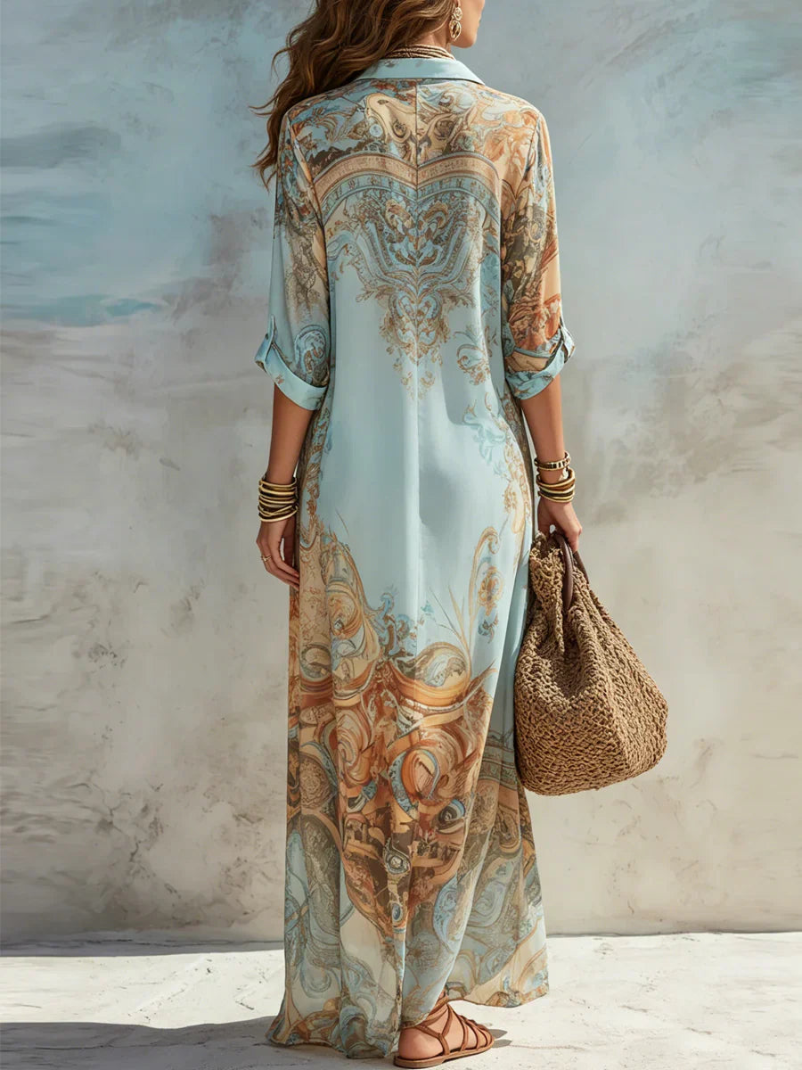 HOPE | ELEGANT TUMMY COVERING FLOWING SUMMER DRESS