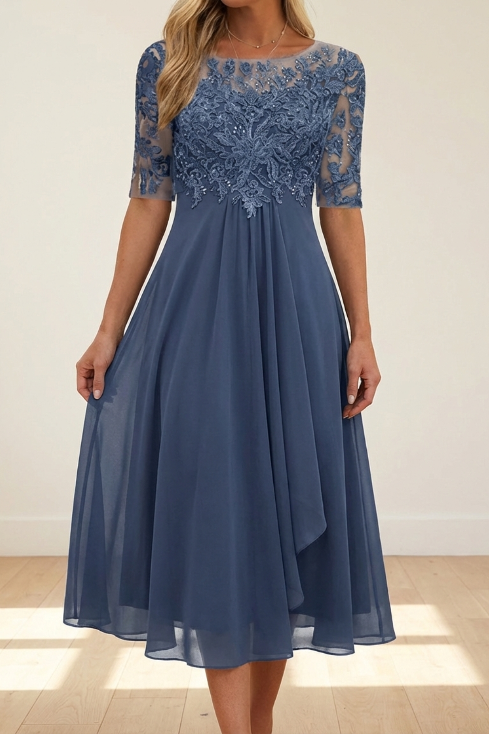 ELARA | REFINED LACE ELEGANT DRESS