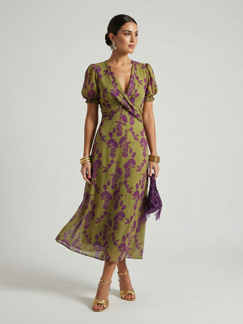 AURELIA | RELAXED FLORAL MIDI DRESS