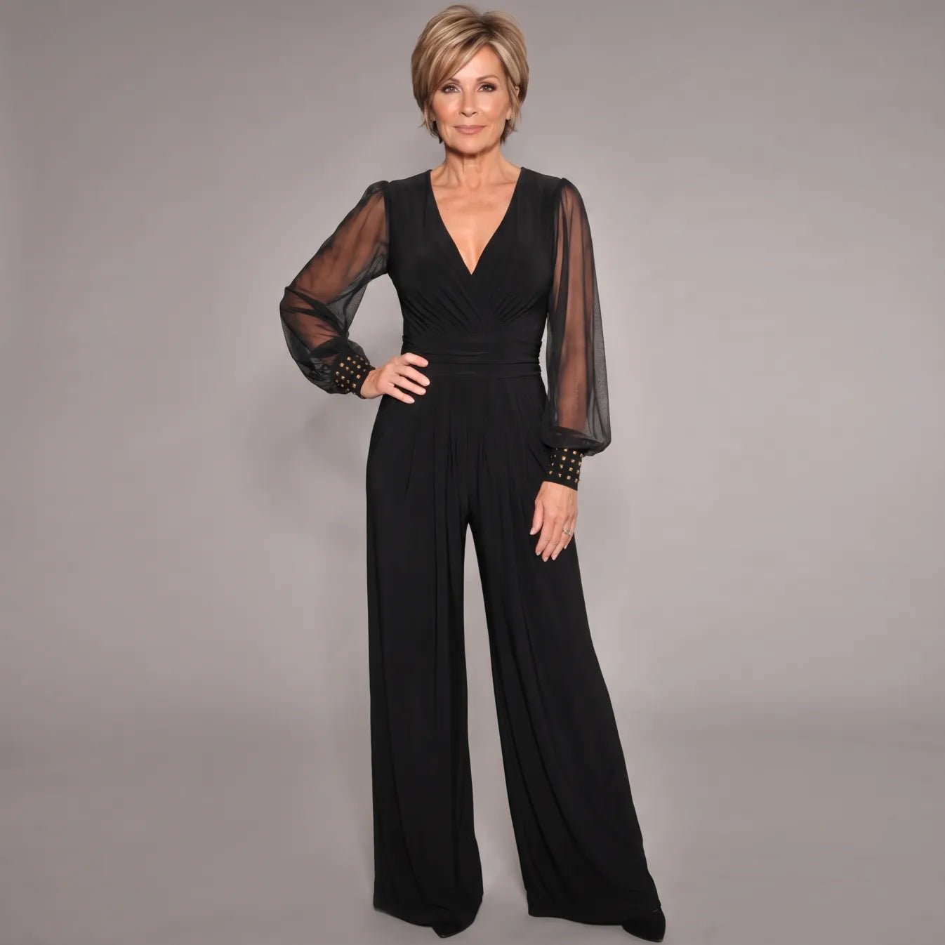 FARRAH | ELEGANT WIDE-LEG JUMPSUIT