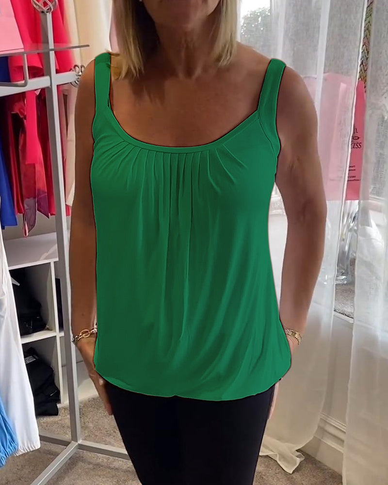 ROSALYN | ELEGANT TUMMY COVERING SLEEVELESS TOP