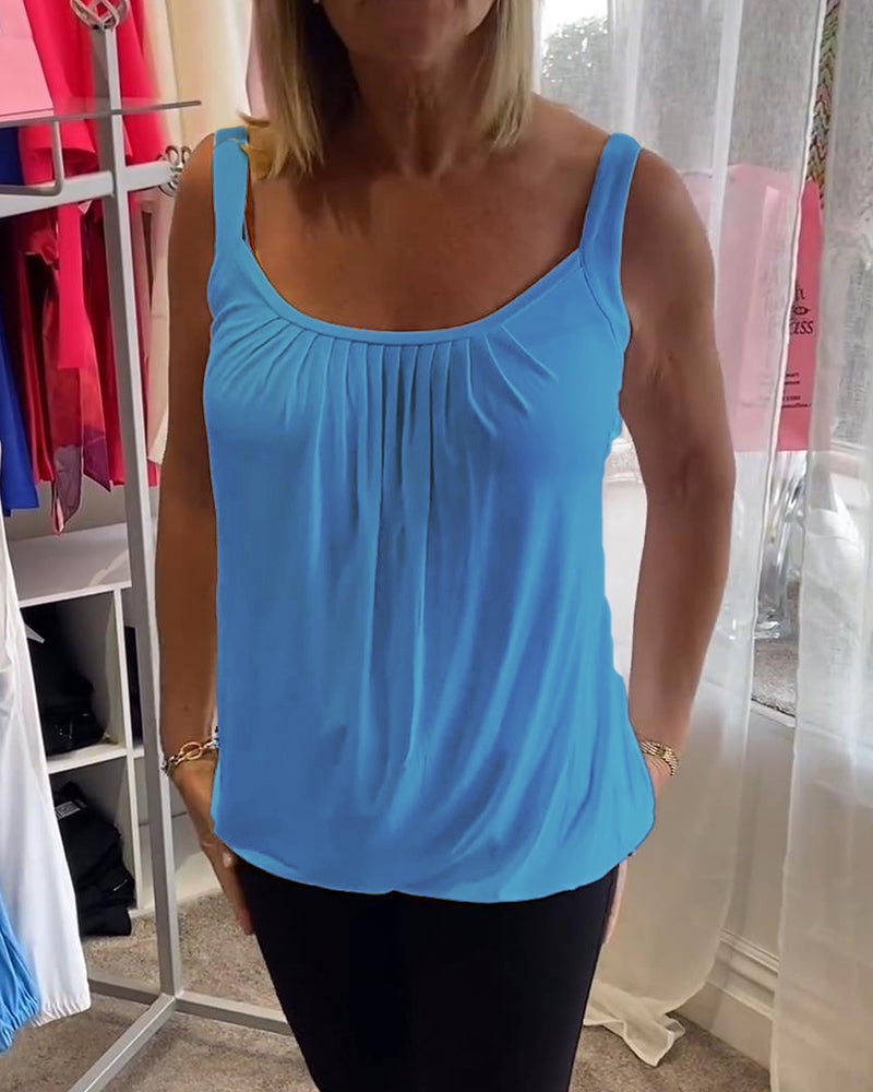 ROSALYN | ELEGANT TUMMY COVERING SLEEVELESS TOP