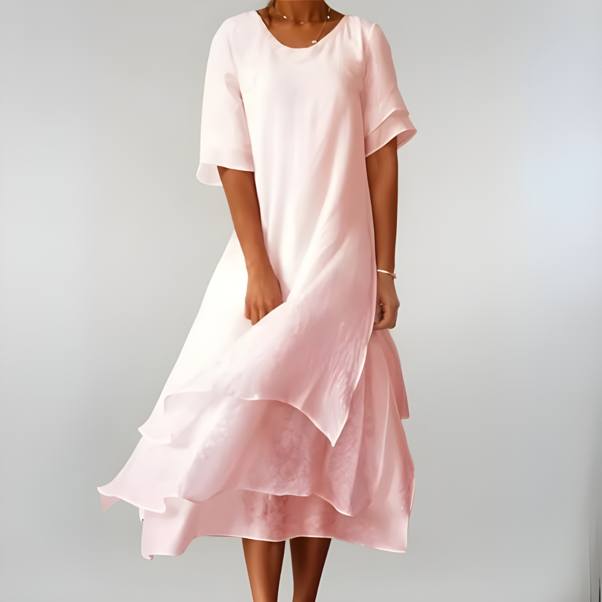 FELICITY | LIGHTWEIGHT TUMMY COVERING ELEGANT DRESS