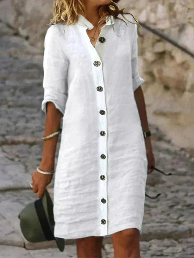 AVERY | STYLISH TUMMY COVERING SHIRT DRESS