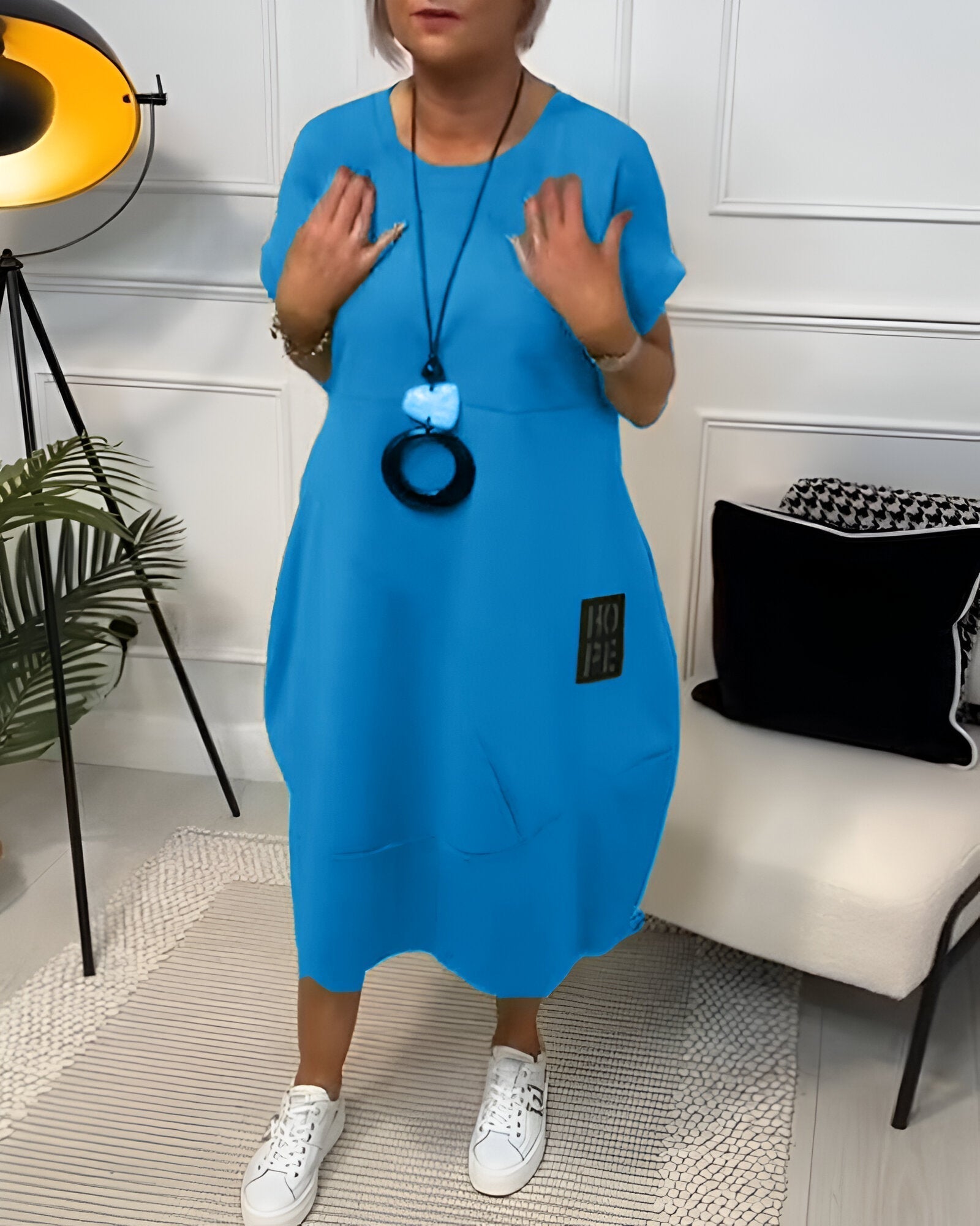 RITA | TUMMY COVERING COMFORT DRESS