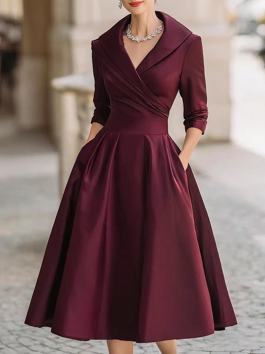 LYVIA | ELEGANT TAILORED MIDI DRESS