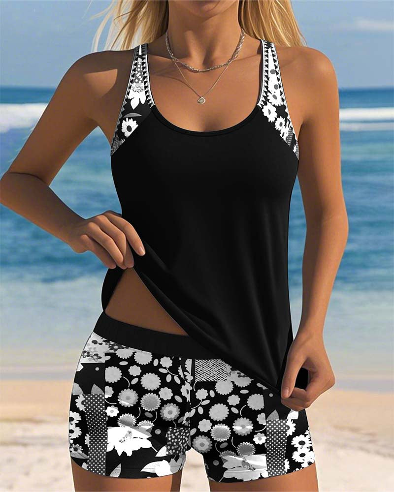 MIA | RELAXED FIT TUMMY COVERAGE SWIMSUIT SET