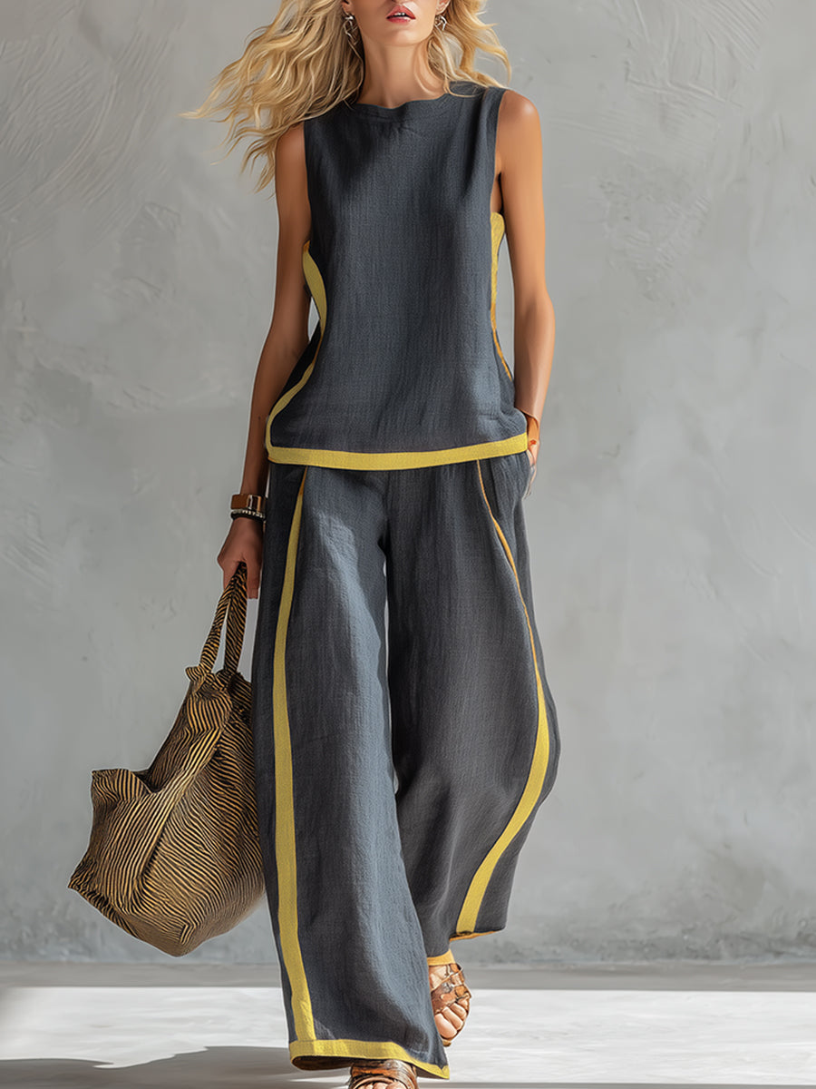 SIENNA | ELEGANT TUMMY COVERING LINEN SET